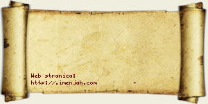 Jana Kesegić vizit kartica